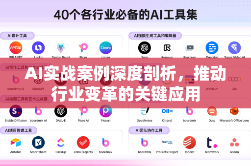 AI实战案例深度剖析，推动行业变革的关键应用-第1张图片-星博讯网络科技知识-SEO优化技巧|AI知识科普|互联网行业干货大全