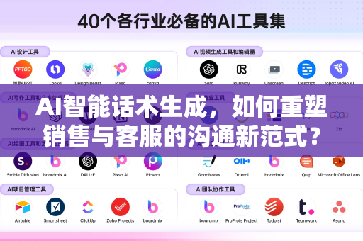 AI智能话术生成，如何重塑销售与客服的沟通新范式？