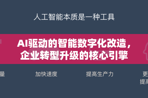 AI驱动的智能数字化改造，企业转型升级的核心引擎-第1张图片-星博讯网络科技知识-SEO优化技巧|AI知识科普|互联网行业干货大全