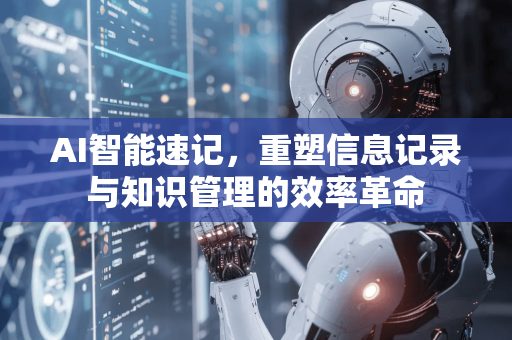 AI智能速记，重塑信息记录与知识管理的效率革命-第1张图片-星博讯网络科技知识-SEO优化技巧|AI知识科普|互联网行业干货大全