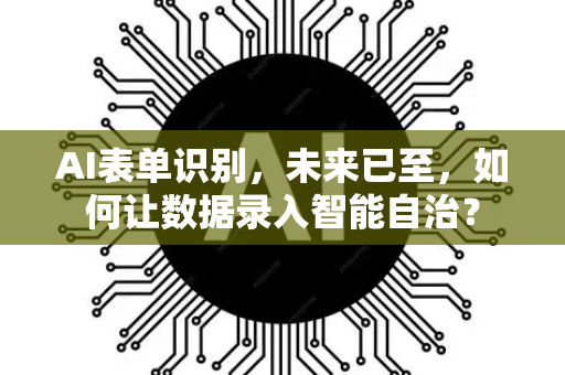 AI表单识别，未来已至，如何让数据录入智能自治？-第1张图片-星博讯网络科技知识-SEO优化技巧|AI知识科普|互联网行业干货大全