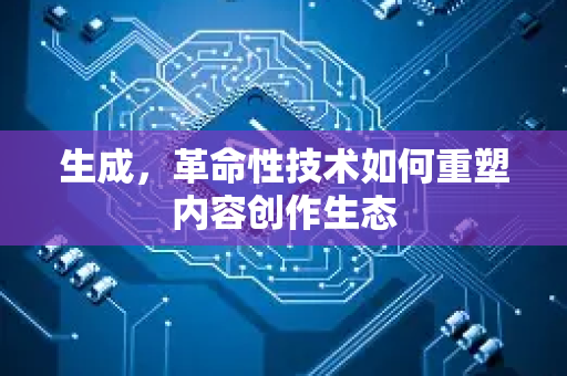 生成，革命性技术如何重塑内容创作生态