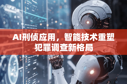 AI刑侦应用，智能技术重塑犯罪调查新格局-第1张图片-星博讯网络科技知识-SEO优化技巧|AI知识科普|互联网行业干货大全