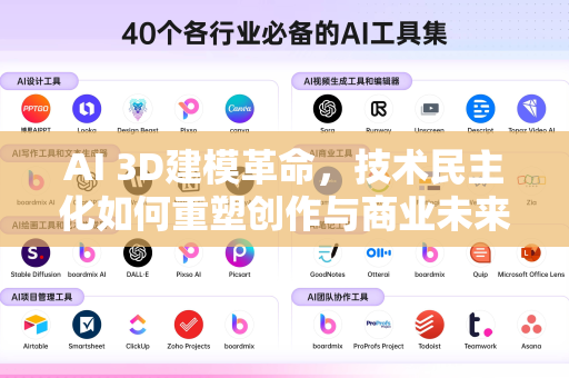 AI 3D建模革命，技术民主化如何重塑创作与商业未来