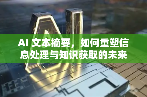 AI 文本摘要，如何重塑信息处理与知识获取的未来