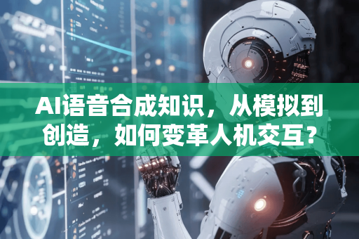 AI语音合成知识，从模拟到创造，如何变革人机交互？