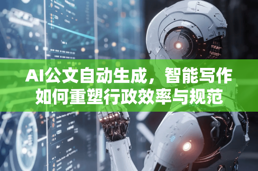 AI公文自动生成，智能写作如何重塑行政效率与规范-第1张图片-星博讯网络科技知识-SEO优化技巧|AI知识科普|互联网行业干货大全