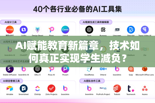 AI赋能教育新篇章，技术如何真正实现学生减负？-第1张图片-星博讯网络科技知识-SEO优化技巧|AI知识科普|互联网行业干货大全