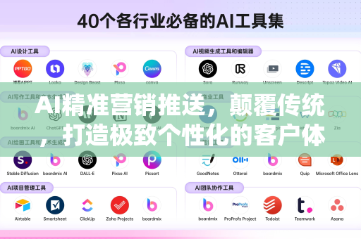 AI精准营销推送，颠覆传统，打造极致个性化的客户体验