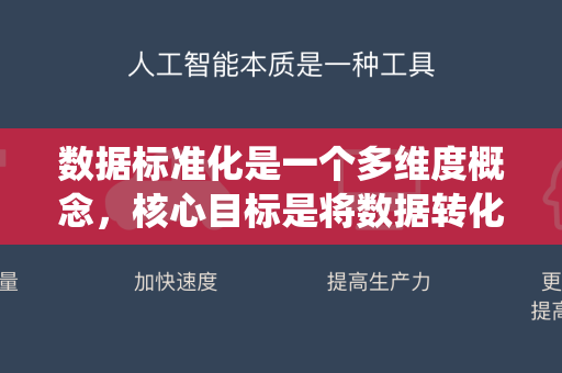 数据标准化是一个多维度概念，核心目标是将数据转化为统一、可比、规范的格式，以提升数据质量、可用性和分析效率。主要分为以下两个层面-第1张图片-星博讯网络科技知识-SEO优化技巧|AI知识科普|互联网行业干货大全