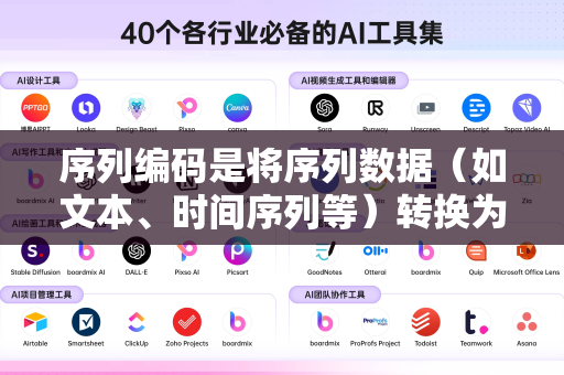 序列编码是将序列数据（如文本、时间序列等）转换为数值形式的过程，以便机器学习模型能够处理。下面介绍其基础概念、常用方法及应用-第1张图片-星博讯网络科技知识-SEO优化技巧|AI知识科普|互联网行业干货大全