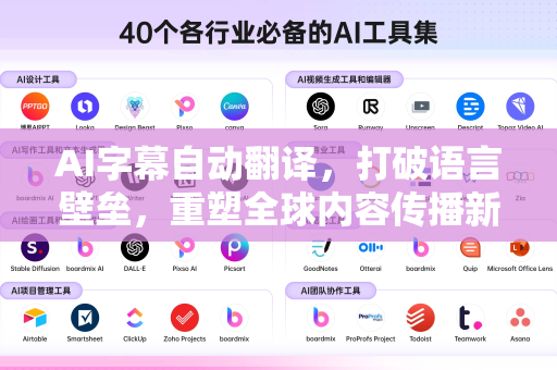 AI字幕自动翻译,打破语言壁垒,重塑全球内容传播新纪元-第1张图片-星博讯网络科技知识-SEO优化技巧|AI知识科普|互联网行业干货大全 AI字幕自动翻译,打破语言壁垒,重塑全球内容传播新纪元-第1张图片-星博讯网络科技知识-SEO优化技巧|AI知识科普|互联网行业干货大全