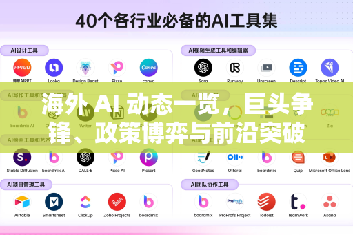 海外 AI 动态一览，巨头争锋、政策博弈与前沿突破-第1张图片-星博讯网络科技知识-SEO优化技巧|AI知识科普|互联网行业干货大全