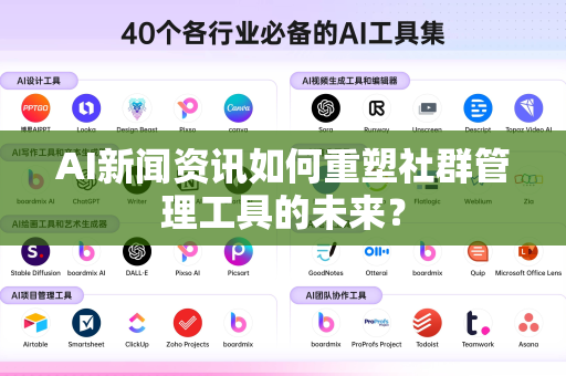 AI新闻资讯如何重塑社群管理工具的未来？-第1张图片-星博讯网络科技知识-SEO优化技巧|AI知识科普|互联网行业干货大全