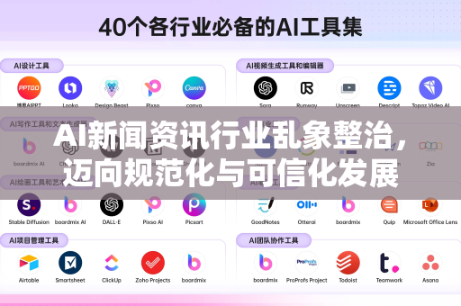 AI新闻资讯行业乱象整治，迈向规范化与可信化发展-第1张图片-星博讯网络科技知识-SEO优化技巧|AI知识科普|互联网行业干货大全