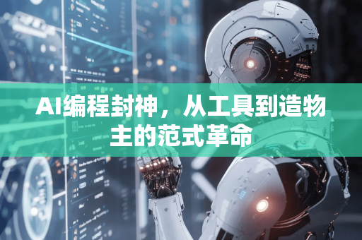AI编程封神，从工具到造物主的范式革命