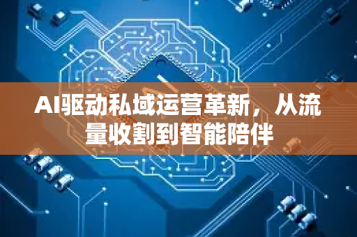 AI驱动私域运营革新，从流量收割到智能陪伴-第1张图片-星博讯网络科技知识-SEO优化技巧|AI知识科普|互联网行业干货大全