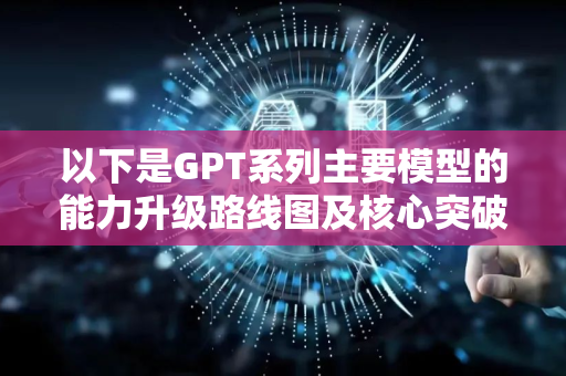 以下是GPT系列主要模型的能力升级路线图及核心突破-第1张图片-星博讯网络科技知识-SEO优化技巧|AI知识科普|互联网行业干货大全