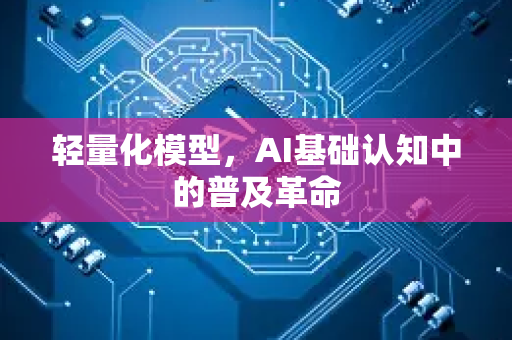轻量化模型，AI基础认知中的普及革命-第1张图片-星博讯网络科技知识-SEO优化技巧|AI知识科普|互联网行业干货大全