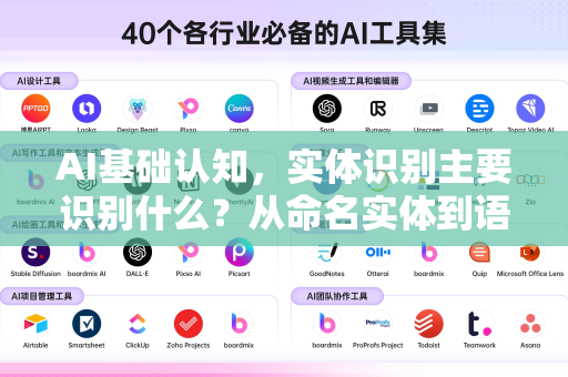 AI基础认知，实体识别主要识别什么？从命名实体到语义理解的完整解析