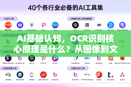 AI基础认知，OCR识别核心原理是什么？从图像到文字的智能解码
