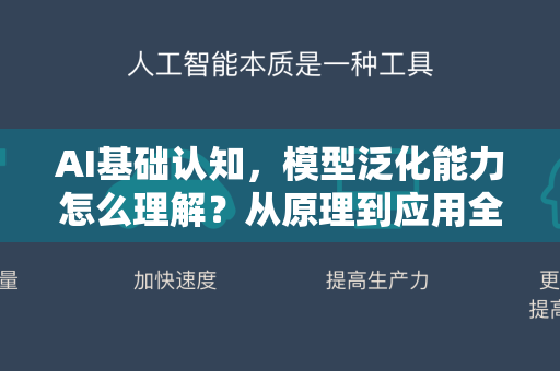 AI基础认知，模型泛化能力怎么理解？从原理到应用全解析