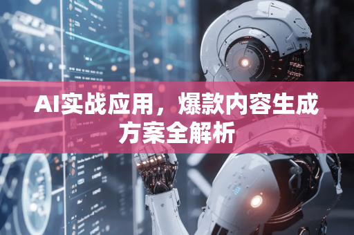 AI实战应用，爆款内容生成方案全解析