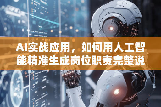 AI实战应用，如何用人工智能精准生成岗位职责完整说明？