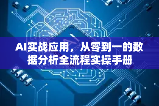 AI实战应用，从零到一的数据分析全流程实操手册