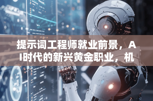 提示词工程师就业前景，AI时代的新兴黄金职业，机遇与挑战全解析