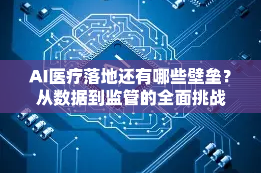AI医疗落地还有哪些壁垒？从数据到监管的全面挑战