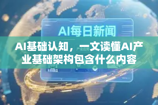 AI基础认知，一文读懂AI产业基础架构包含什么内容-第1张图片-星博讯网络科技知识-SEO优化技巧|AI知识科普|互联网行业干货大全