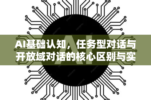AI基础认知，任务型对话与开放域对话的核心区别与实战应用-第1张图片-星博讯网络科技知识-SEO优化技巧|AI知识科普|互联网行业干货大全