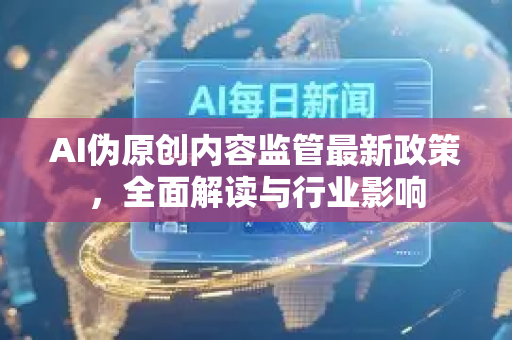 AI伪原创内容监管最新政策，全面解读与行业影响