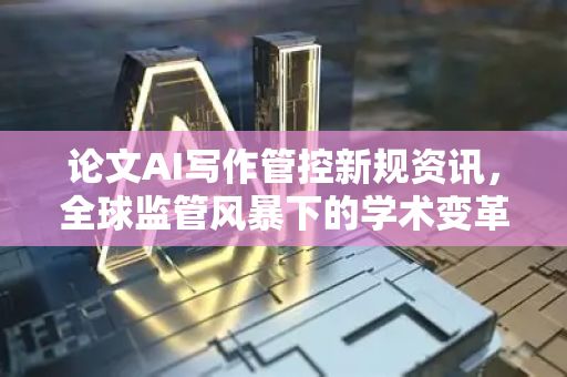 论文AI写作管控新规资讯，全球监管风暴下的学术变革与应对指南