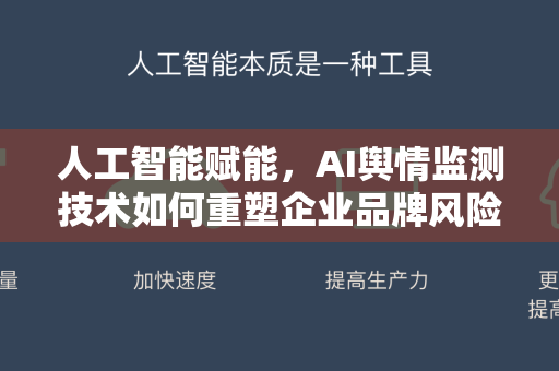 人工智能赋能,AI舆情监测技术如何重塑企业品牌风险管理-第1张图片-星博讯网络科技知识-SEO优化技巧|AI知识科普|互联网行业干货大全 人工智能赋能,AI舆情监测技术如何重塑企业品牌风险管理-第1张图片-星博讯网络科技知识-SEO优化技巧|AI知识科普|互联网行业干货大全