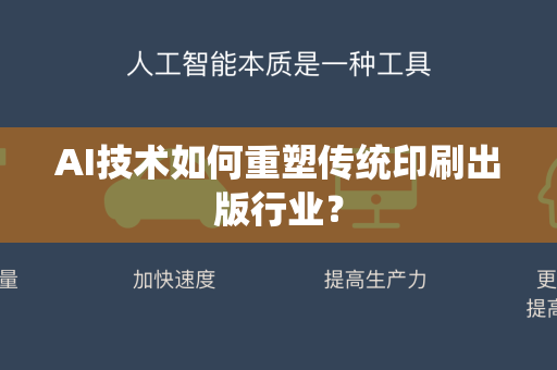 AI技术如何重塑传统印刷出版行业？-第1张图片-星博讯网络科技知识-SEO优化技巧|AI知识科普|互联网行业干货大全
