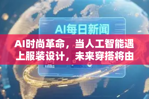 AI时尚革命，当人工智能遇上服装设计，未来穿搭将由算法决定？