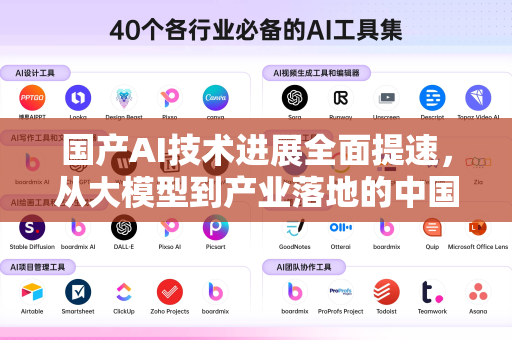 国产AI技术进展全面提速，从大模型到产业落地的中国方案