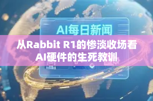 从Rabbit R1的惨淡收场看AI硬件的生死教训