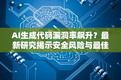 AI生成代码漏洞率飙升？最新研究揭示安全风险与最佳实践