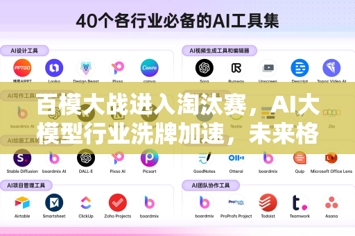 百模大战进入淘汰赛，AI大模型行业洗牌加速，未来格局如何？