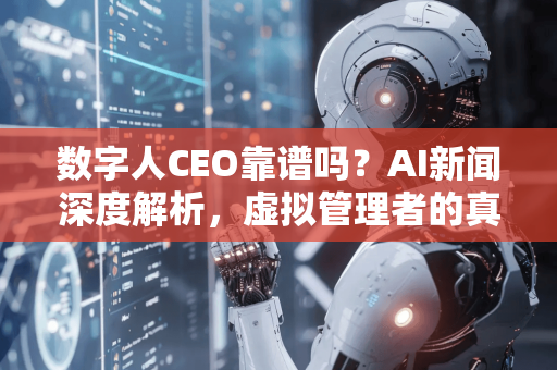数字人CEO靠谱吗？AI新闻深度解析，虚拟管理者的真实价值与风险