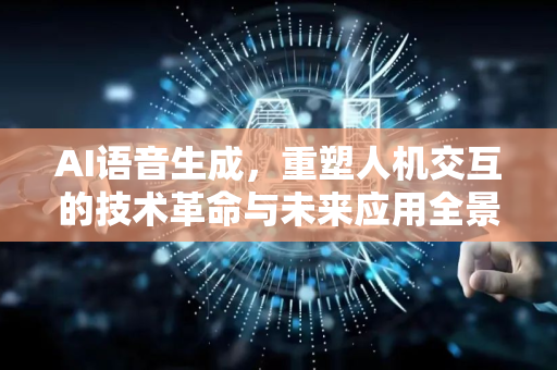 AI语音生成,重塑人机交互的技术革命与未来应用全景-第1张图片-星博讯网络科技知识-SEO优化技巧|AI知识科普|互联网行业干货大全 AI语音生成,重塑人机交互的技术革命与未来应用全景-第1张图片-星博讯网络科技知识-SEO优化技巧|AI知识科普|互联网行业干货大全